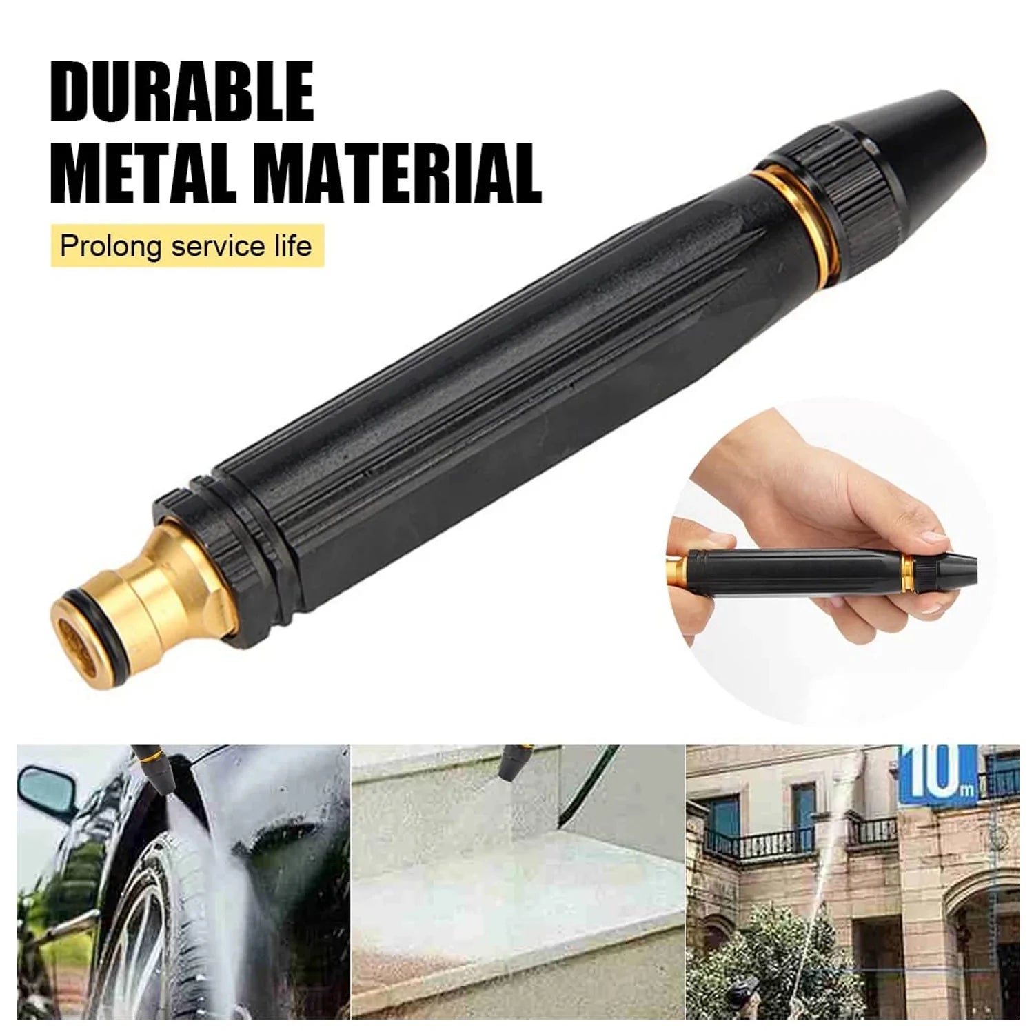 9090 High Pressure Water Gun Nozzle Car Wash Water Gun Nozzle Alloy Garden Nozzle Spray Gun 9090 High Pressure Water Gun Nozzle Car Wash Water Gun Nozzle Alloy Garden Nozzle Spray Gun
